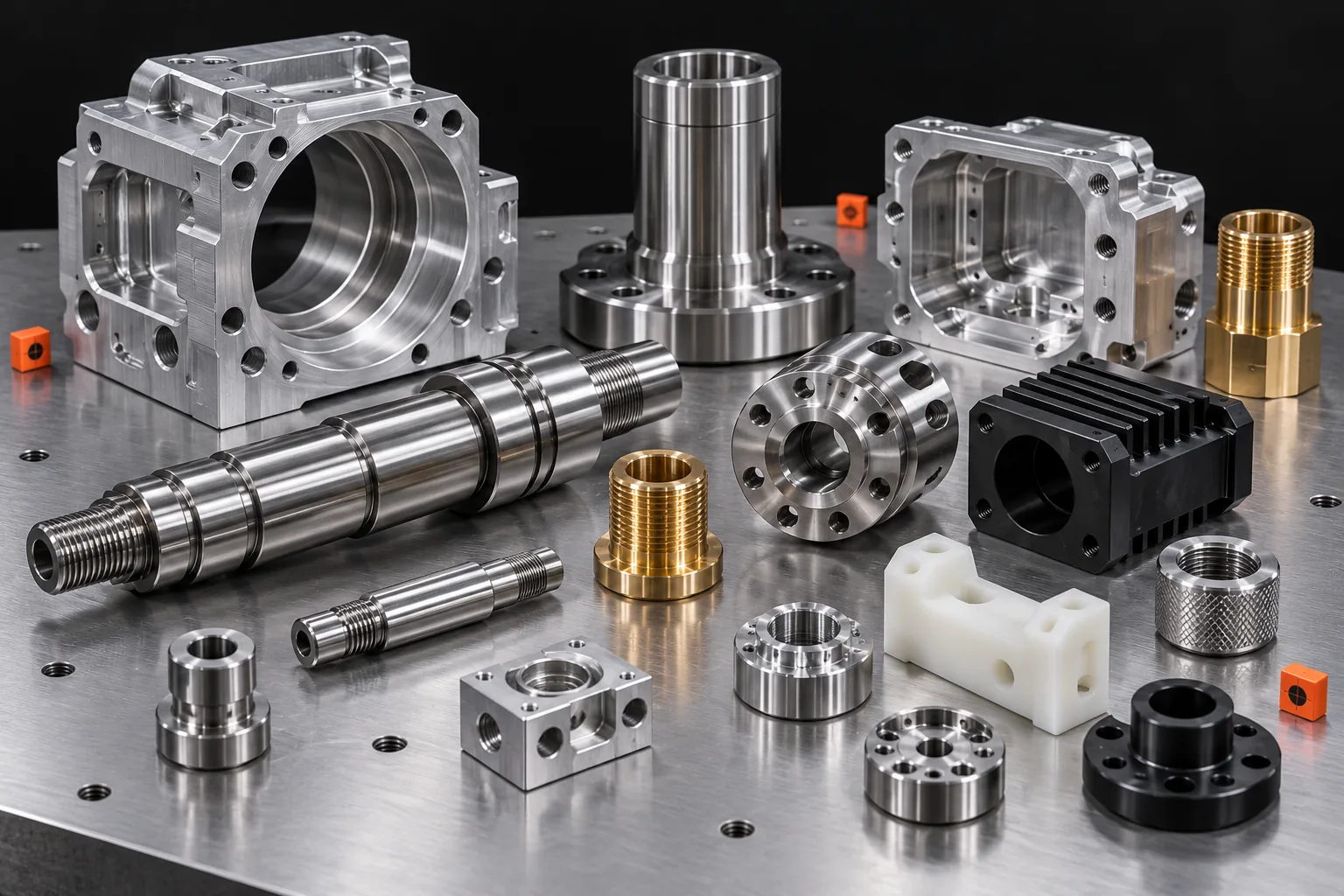 Machined part packaging and fulfillment desk